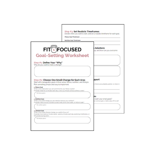 Goal Setting Worksheet